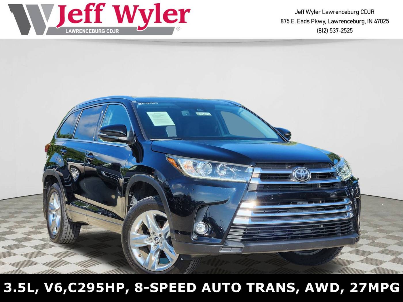 2019 Toyota Highlander Limited — SUV — 58,905 mi — Lawrenceburg, IN