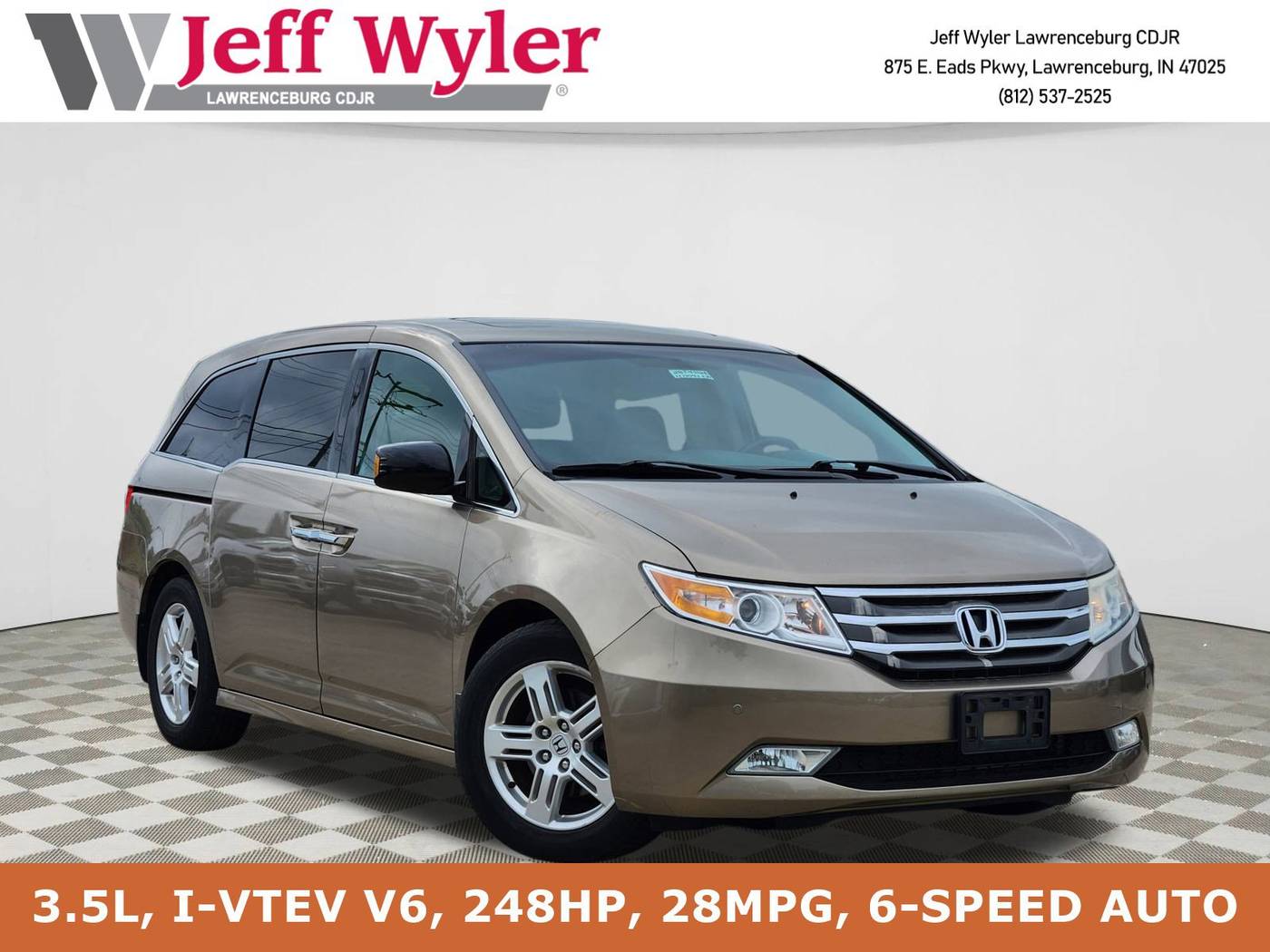 2011 Honda Odyssey Touring Elite — Minivan — 134,193 mi — Lawrenceburg, IN
