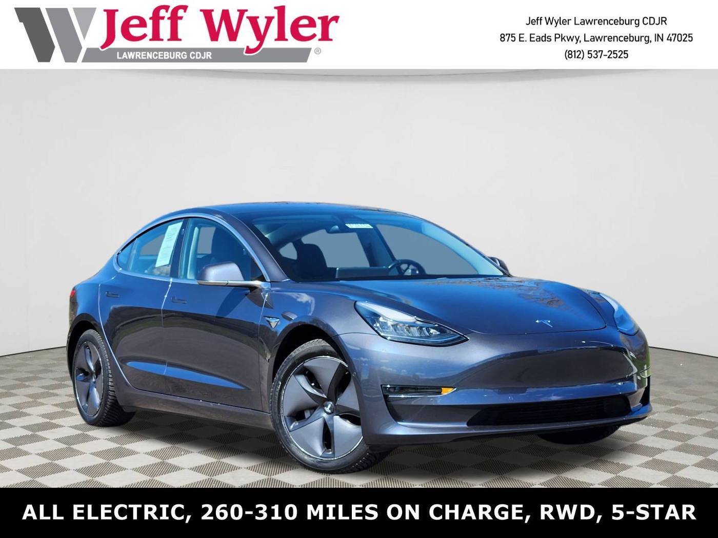 2018 Tesla Model 3 Long Range — Sedan — 54,200 mi — Lawrenceburg, IN