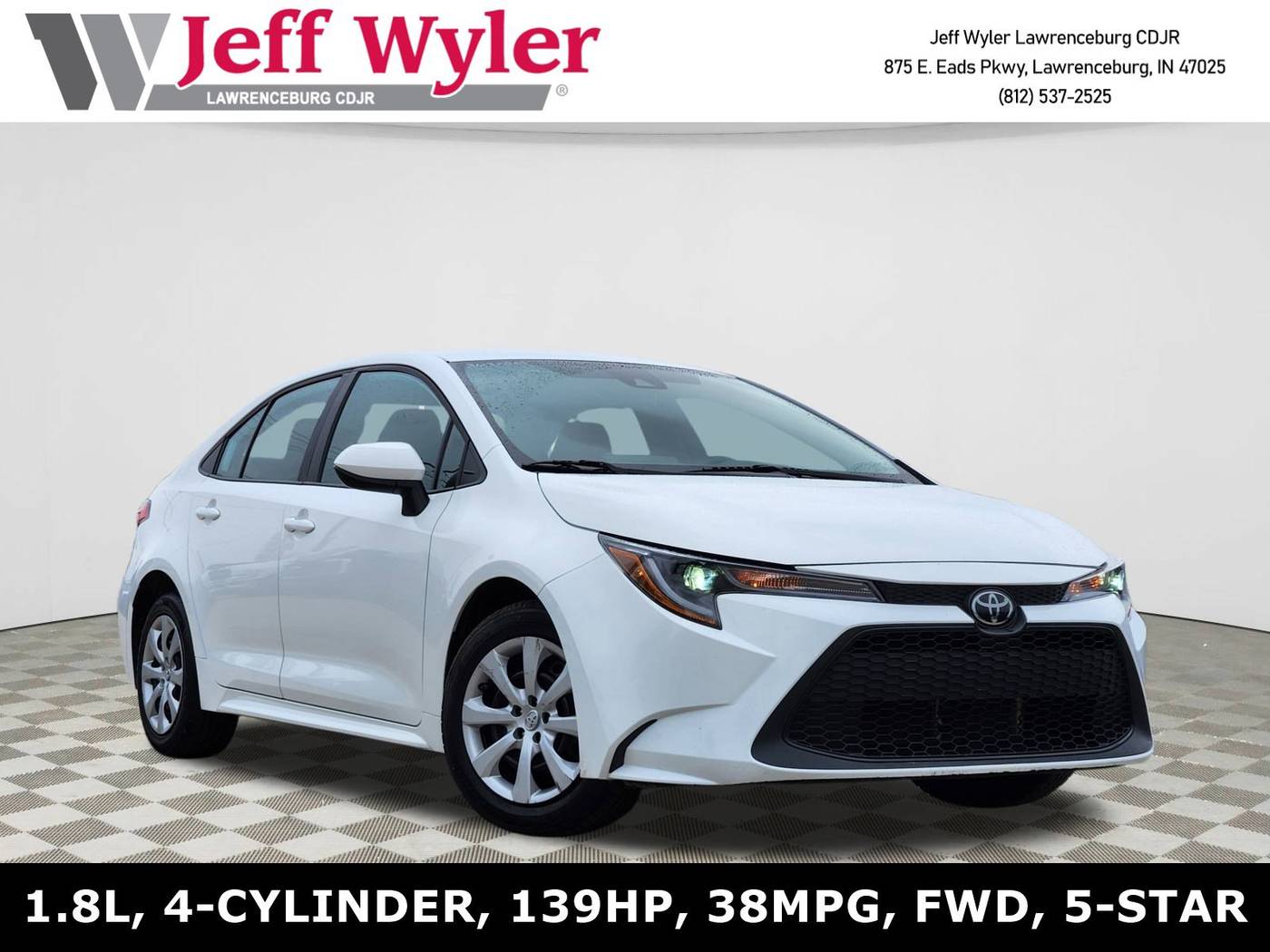 2022 Toyota Corolla LE — Sedan — 56,325 mi — Lawrenceburg, IN