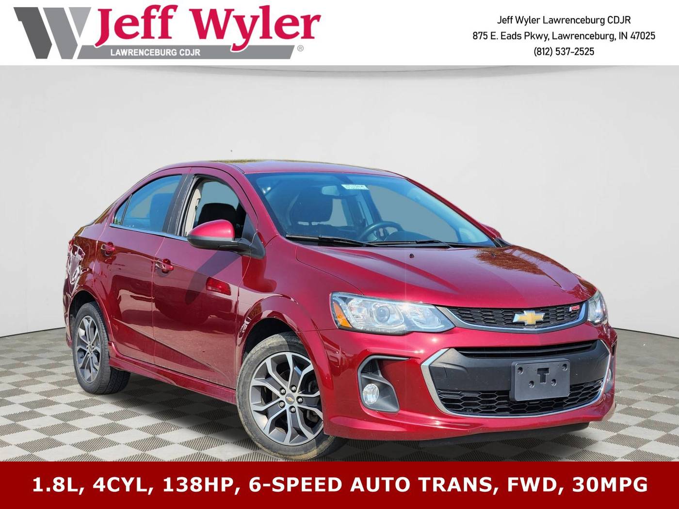 2017 Chevrolet Sonic LT — Sedan — 79,851 mi — Lawrenceburg, IN