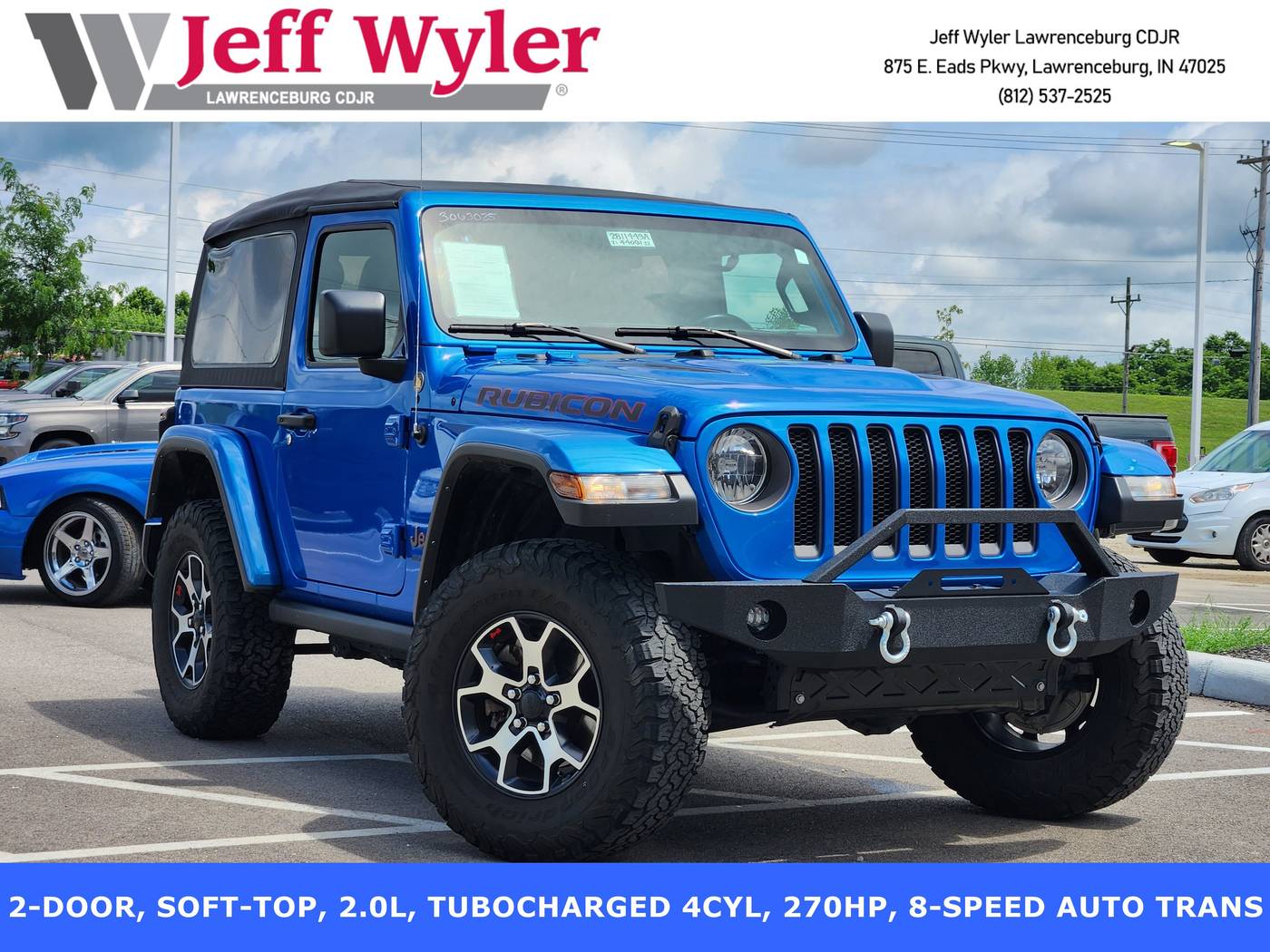 2021 Jeep Wrangler Rubicon — SUV — 32,258 mi — Lawrenceburg, IN