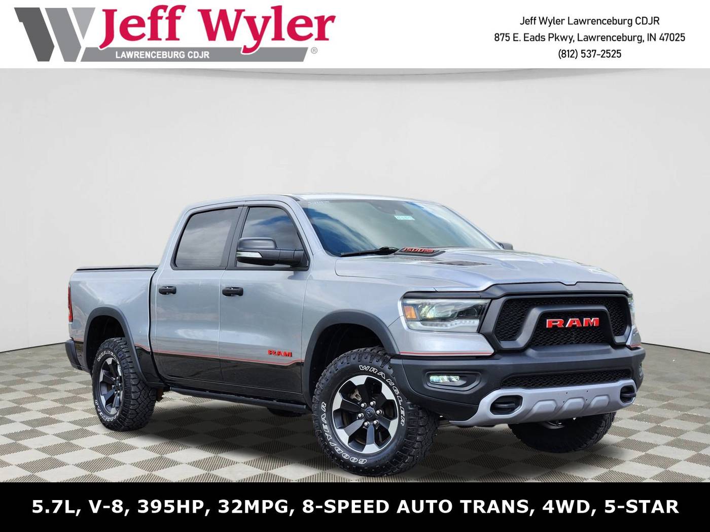 2022 Ram 1500 Rebel — Pickup Truck — 12,752 mi — Lawrenceburg, IN