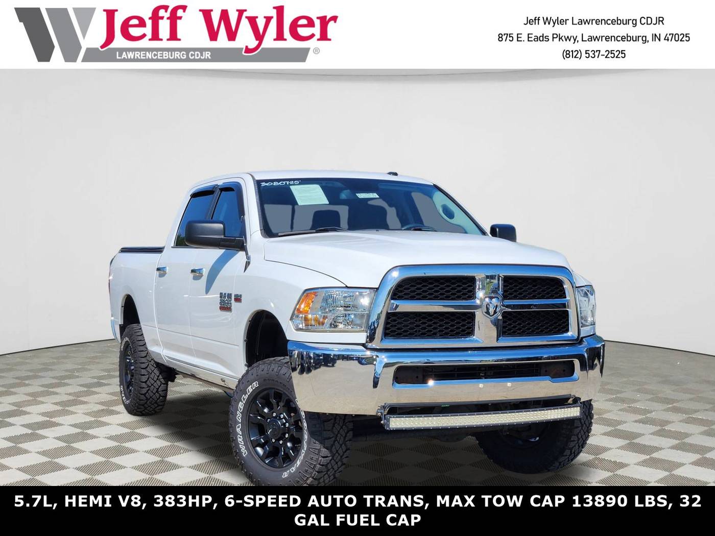 2016 Ram 2500 SLT — Pickup Truck — 53,912 mi — Lawrenceburg, IN