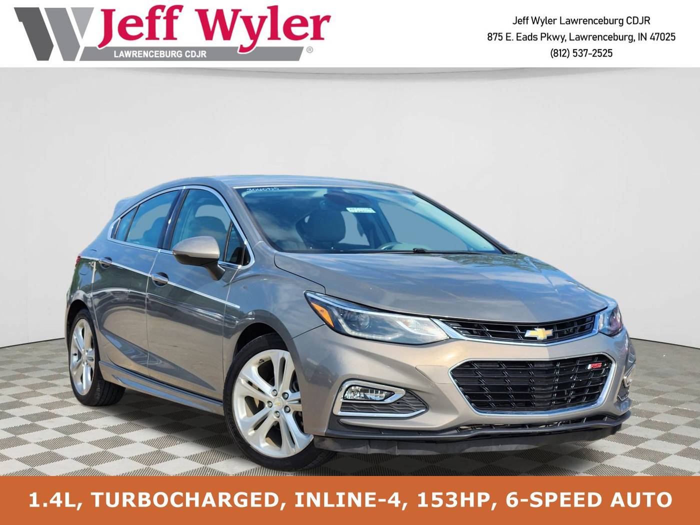 2017 Chevrolet Cruze Premier — Hatchback — 67,851 mi — Lawrenceburg, IN
