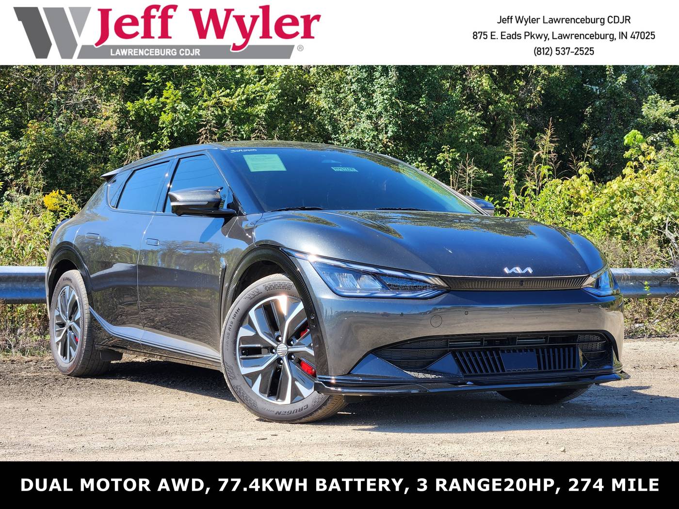 2022 Kia EV6 Wind — SUV — 22,011 mi — Lawrenceburg, IN