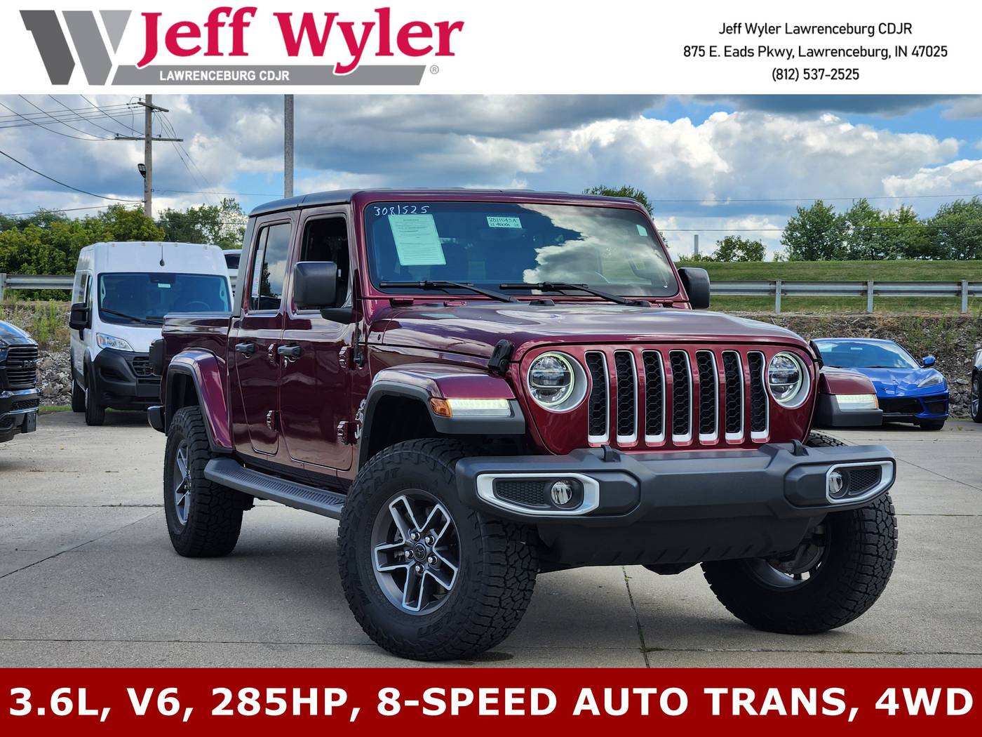 2021 Jeep Gladiator Overland — Pickup Truck — 25,352 mi — Lawrenceburg, IN