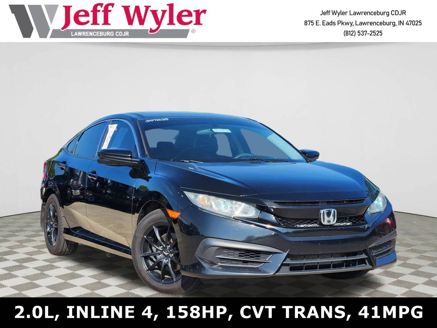 2016 Honda Civic EX — Sedan — 155,077 mi — Lawrenceburg, IN