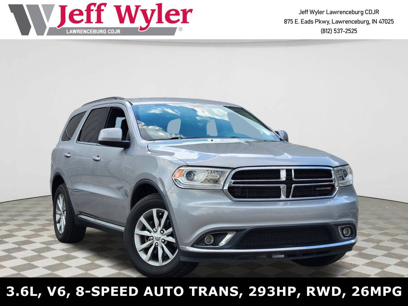 2017 Dodge Durango SXT — SUV — 156,243 mi — Lawrenceburg, IN