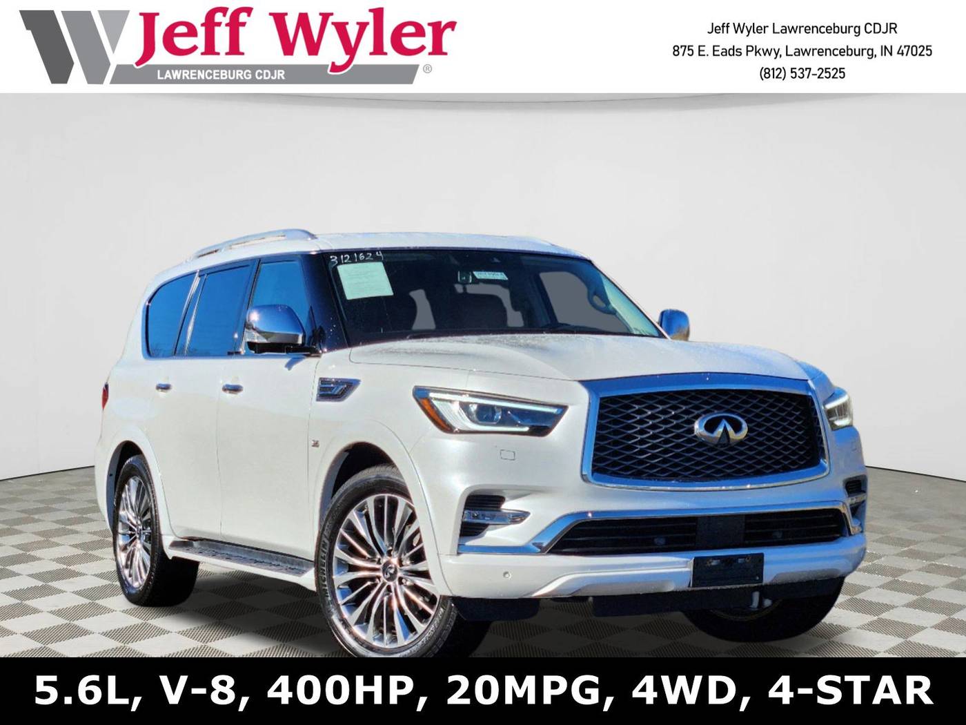 2019 INFINITI QX80 LUXE — SUV — 126,590 mi — Lawrenceburg, IN