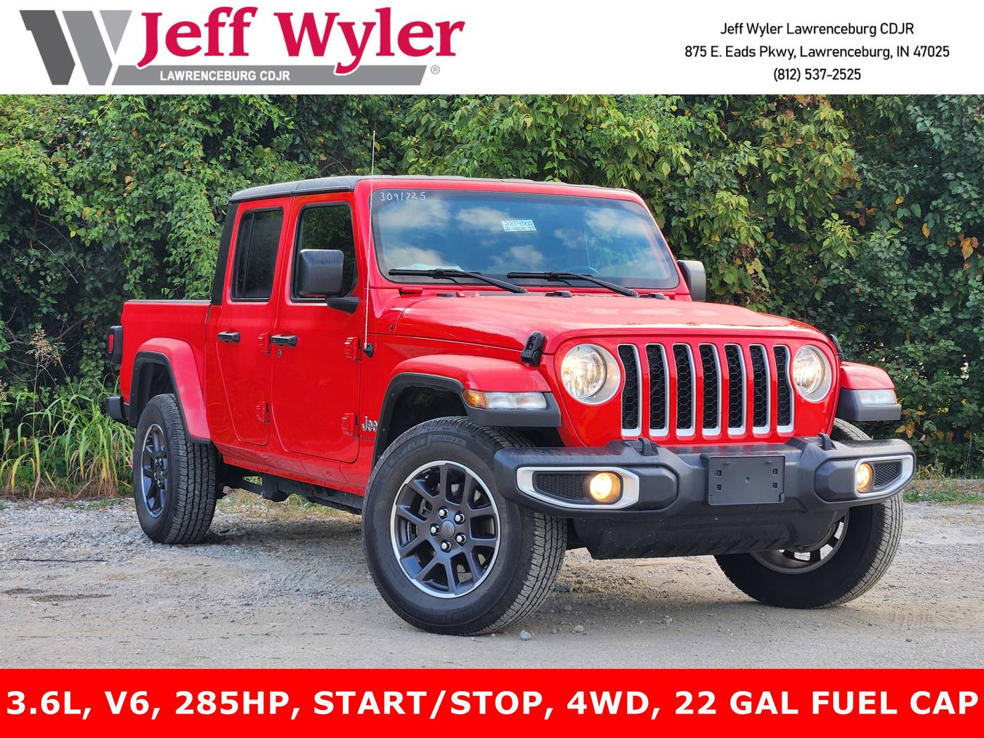 2023 Jeep Gladiator Overland — Pickup Truck — 57,649 mi — Lawrenceburg, IN