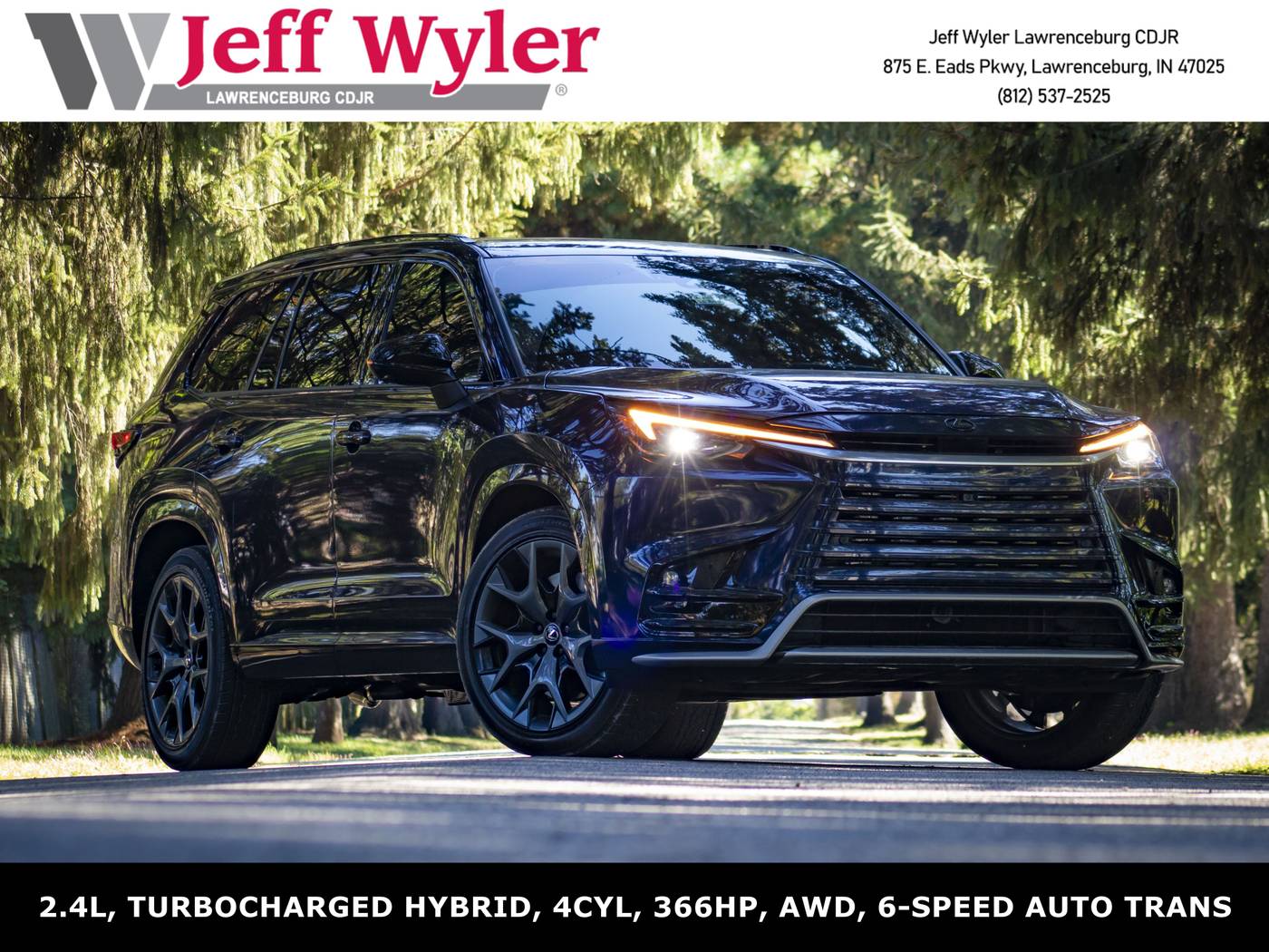 2025 Lexus TX TX 500h F SPORT Premium — SUV — 1,345 mi — Lawrenceburg, IN