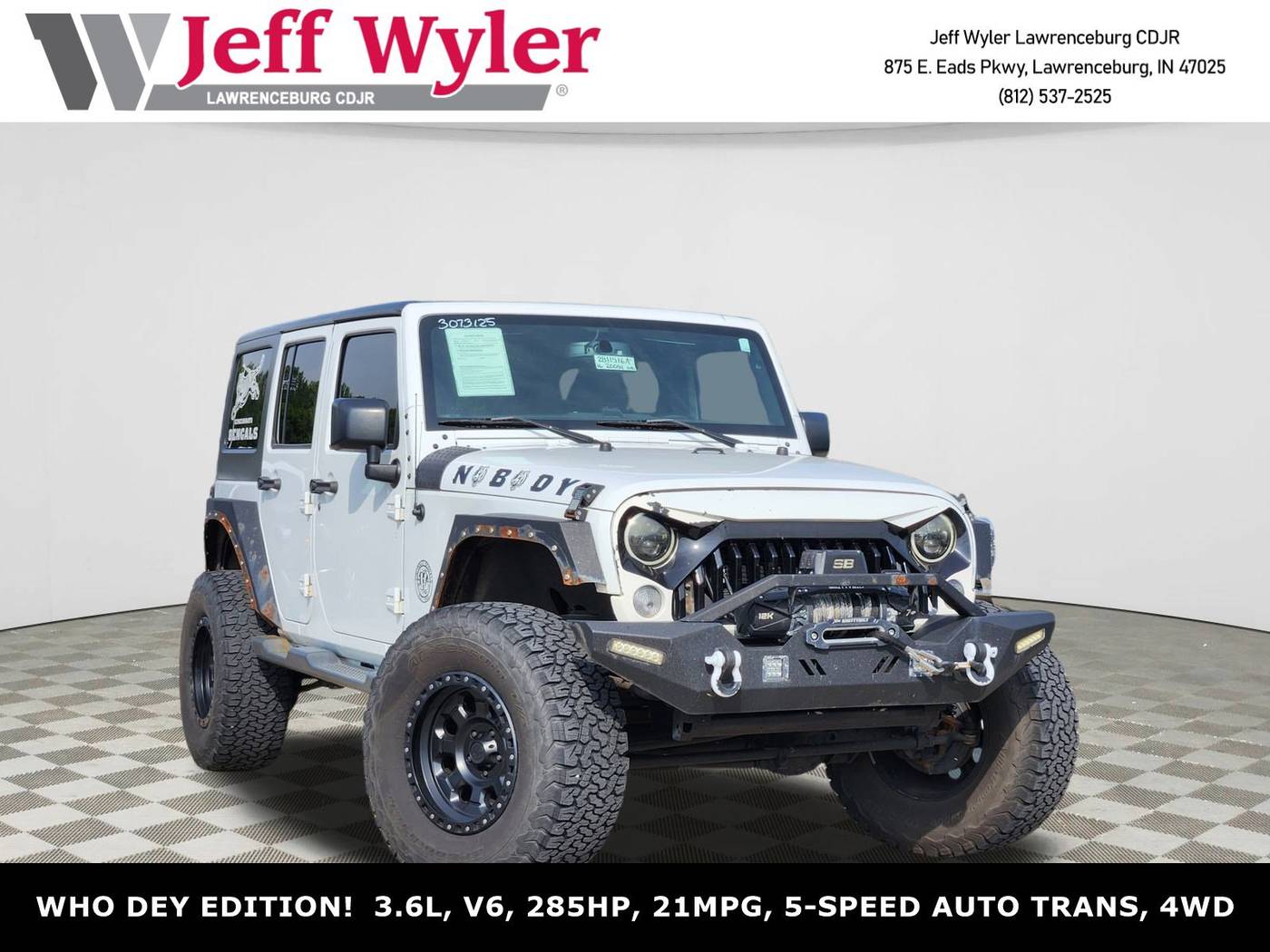 2016 Jeep Wrangler Sport — SUV — 108,693 mi — Lawrenceburg, IN