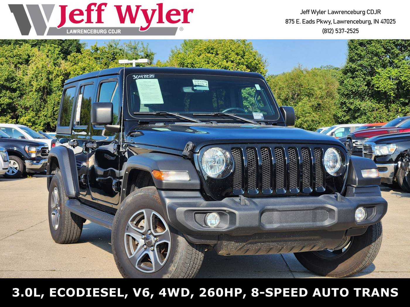 2022 Jeep Wrangler Sport S — SUV — 14,962 mi — Lawrenceburg, IN
