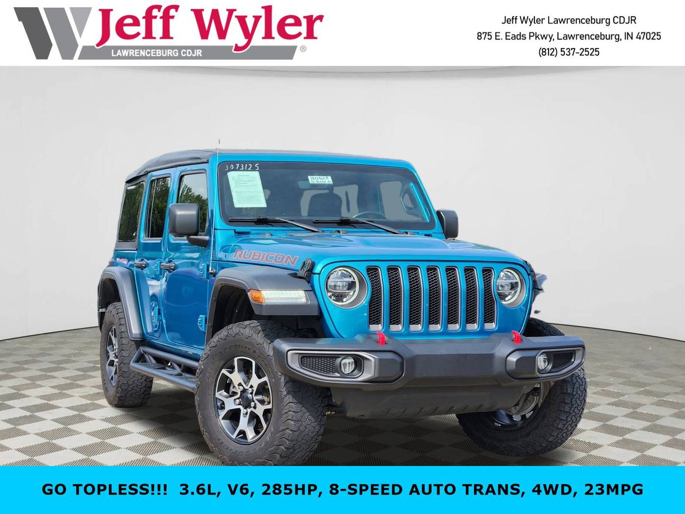2020 Jeep Wrangler Rubicon — SUV — 45,560 mi — Lawrenceburg, IN