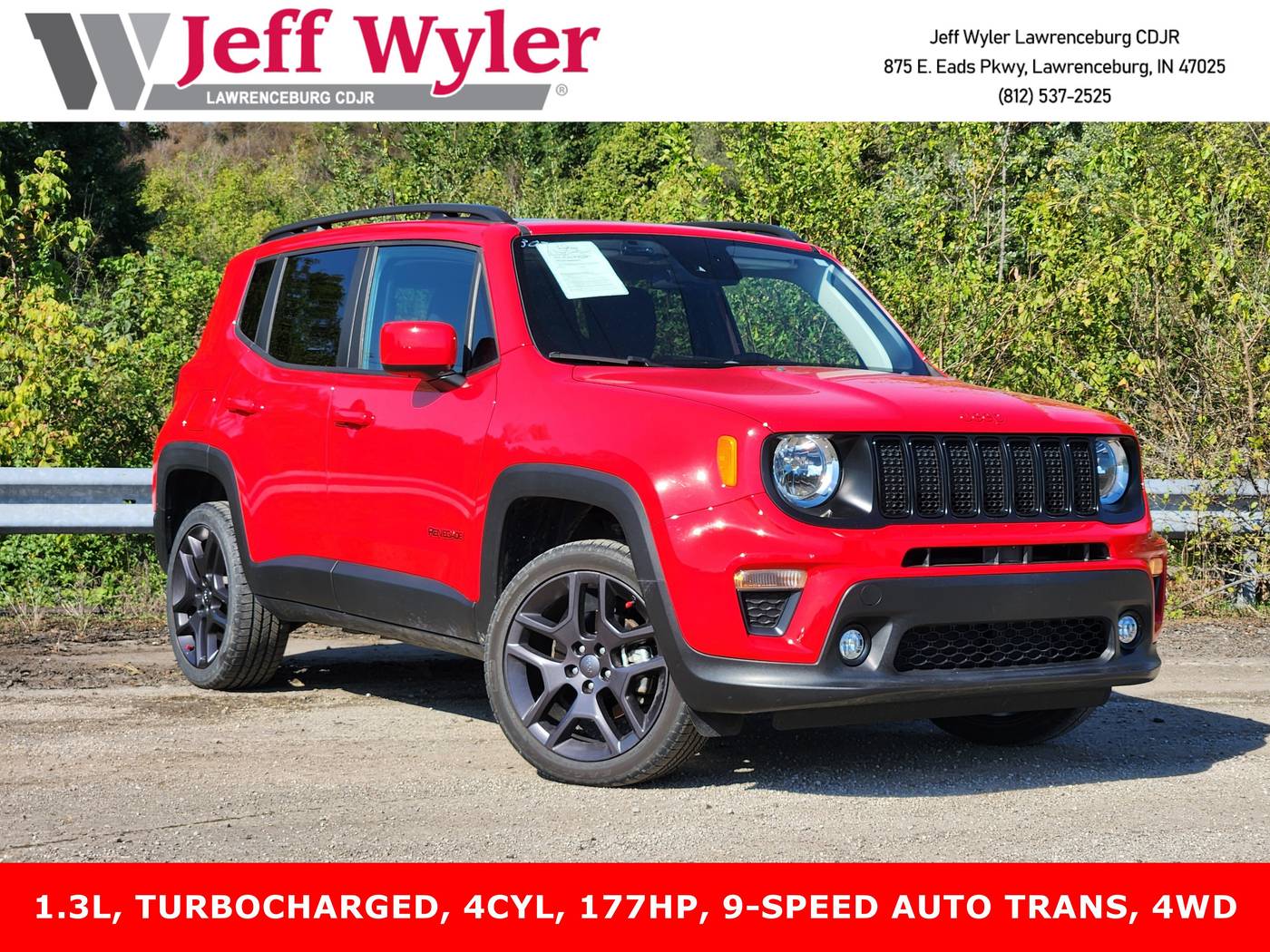 2022 Jeep Renegade Latitude — SUV — 36,357 mi — Lawrenceburg, IN