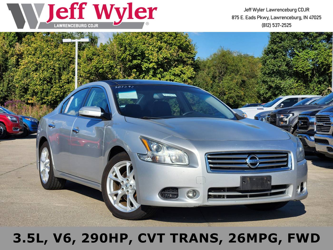 2012 Nissan Maxima SV — Sedan — 147,730 mi — Lawrenceburg, IN