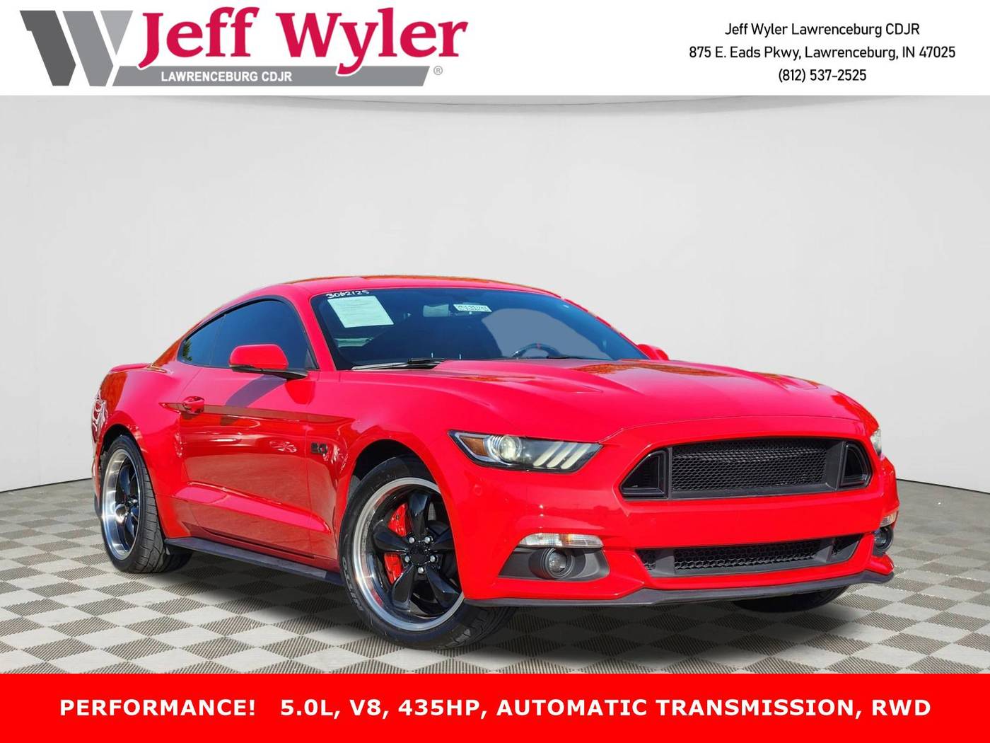 2016 Ford Mustang GT Premium — Coupe — 164,733 mi — Lawrenceburg, IN