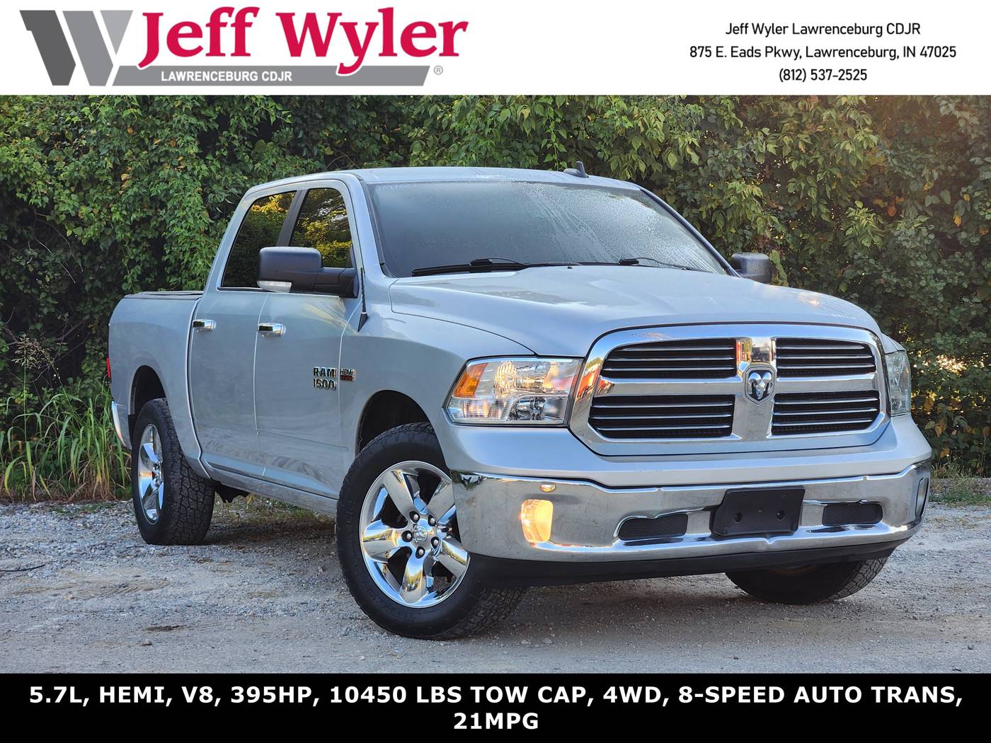 2015 Ram 1500 Big Horn — Pickup Truck — 106,043 mi — Lawrenceburg, IN