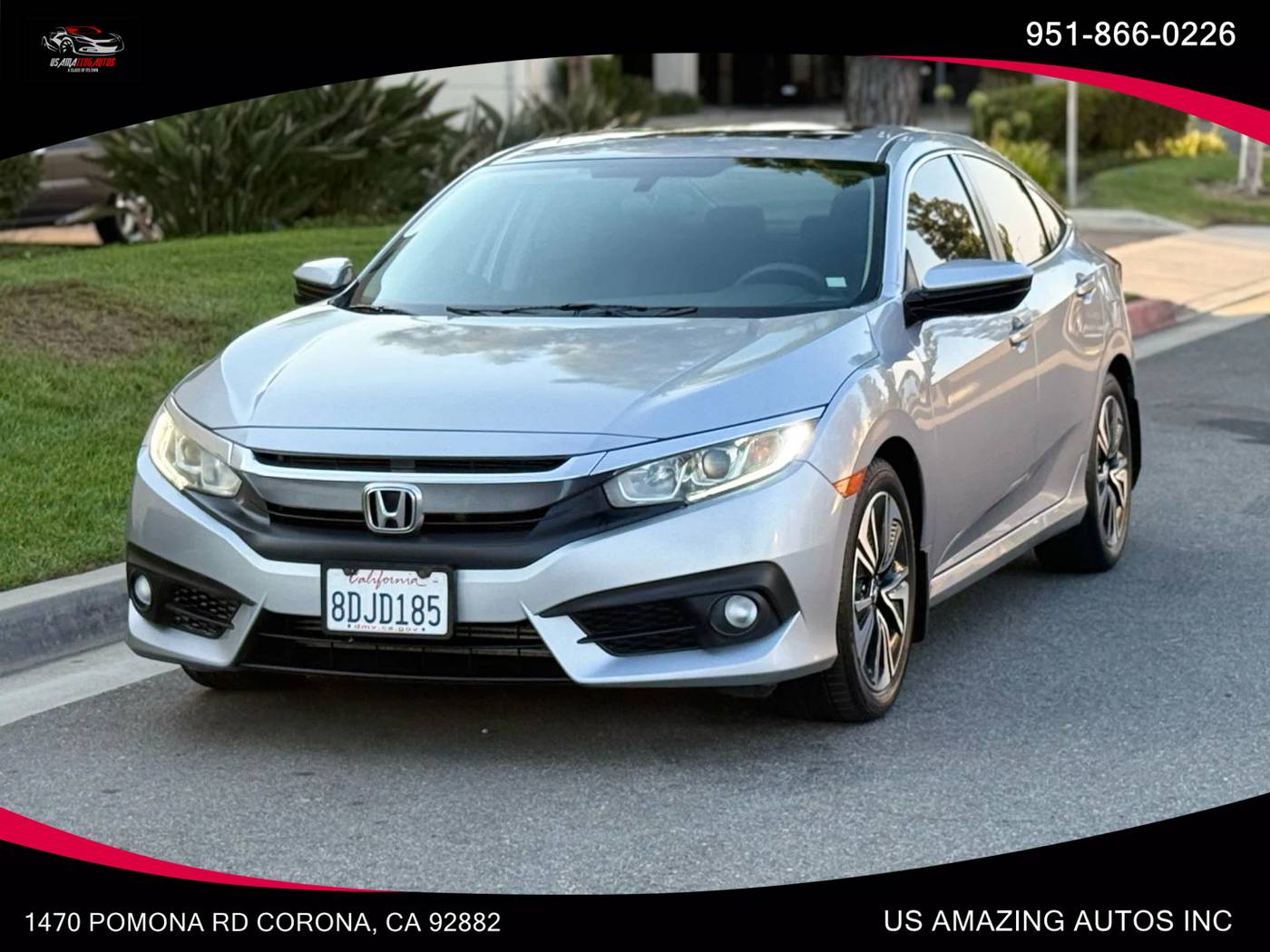 2018 Honda Civic EX-T — Sedan — 73,845 mi — Corona, CA