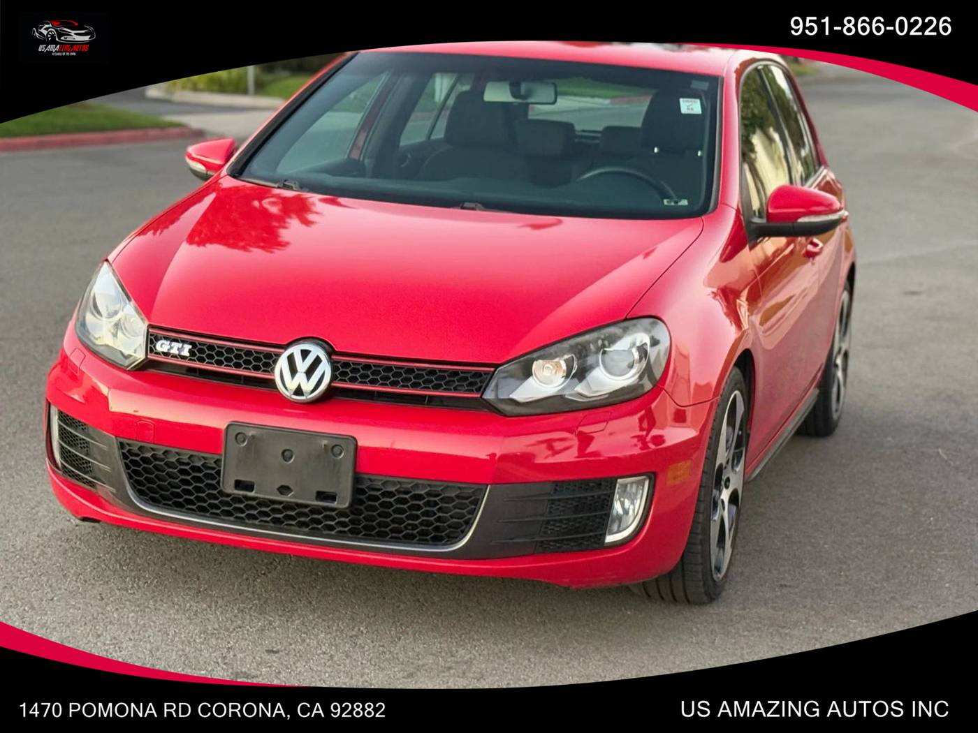 2010 Volkswagen Golf GTI Base — Hatchback — 62,707 mi — Corona, CA