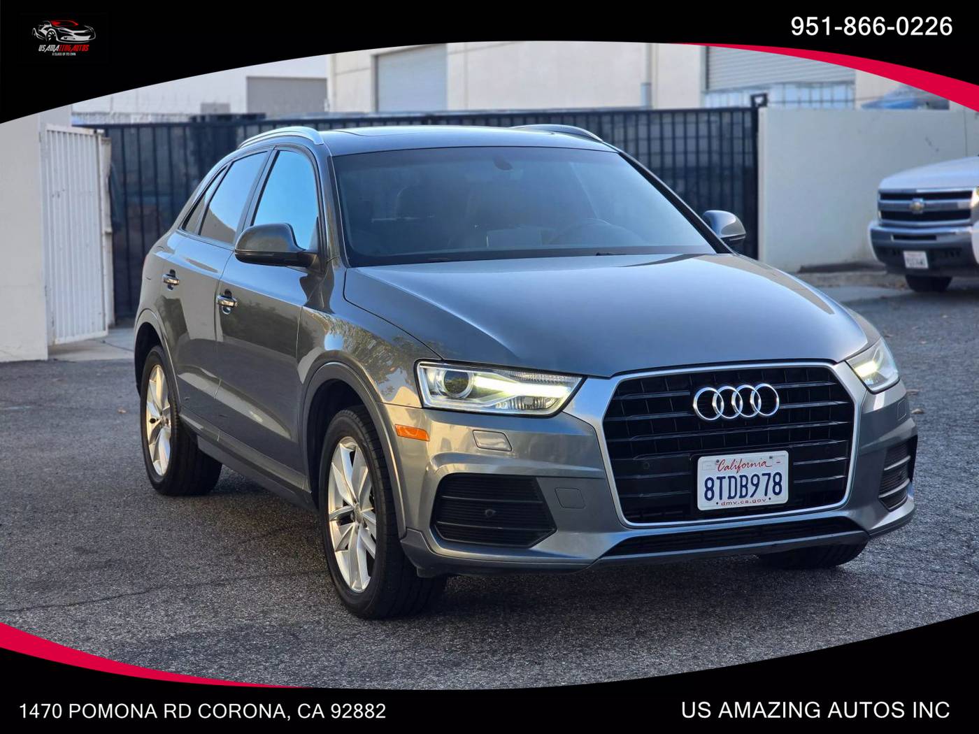 2017 Audi Q3 Premium — SUV — 84,305 mi — Corona, CA