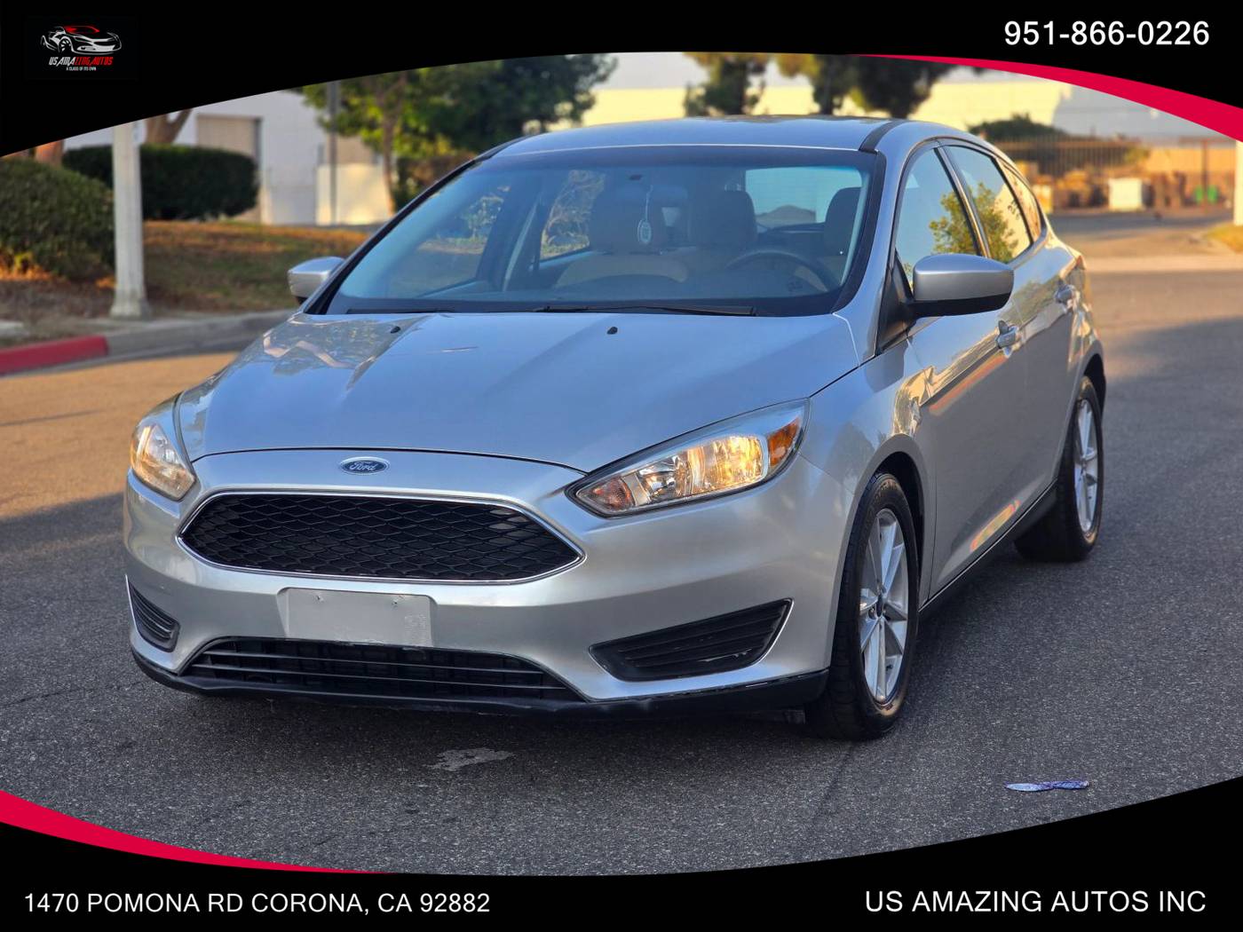 2018 Ford Focus SE — Hatchback — 80,955 mi — Corona, CA