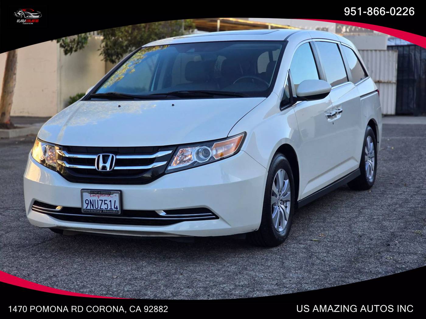 2015 Honda Odyssey EX-L — Minivan — 96,762 mi — Corona, CA