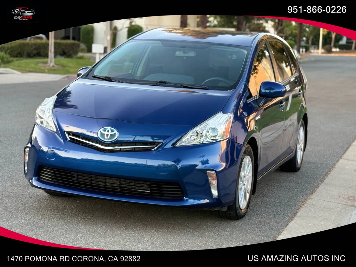 2013 Toyota Prius v Three — Wagon — 92,374 mi — Corona, CA