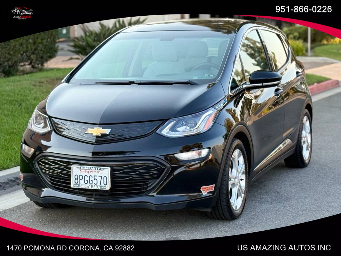 2020 Chevrolet Bolt EV LT — Hatchback — 95,479 mi — Corona, CA