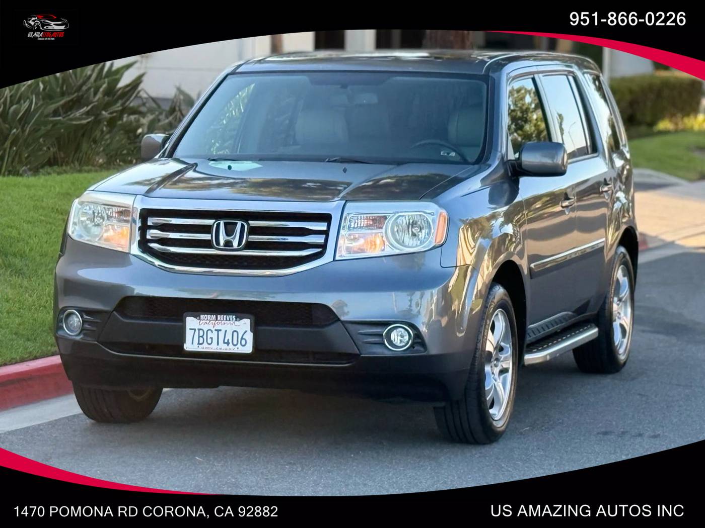 2013 Honda Pilot EX-L — SUV — 53,990 mi — Corona, CA