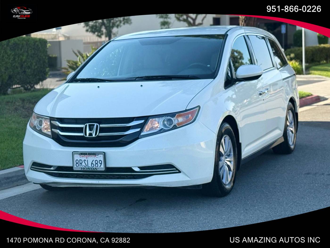 2017 Honda Odyssey SE — Minivan — 119,645 mi — Corona, CA
