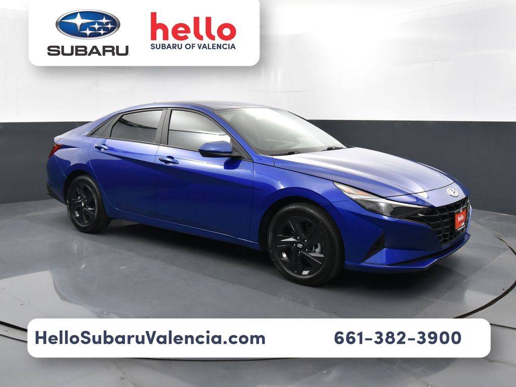 2023 Hyundai Elantra Hybrid Blue — Sedan — 20,288 mi — Santa Clarita, CA