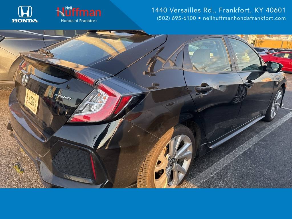 2018 Honda Civic Sport — Hatchback — 72,190 mi — Frankfort, KY