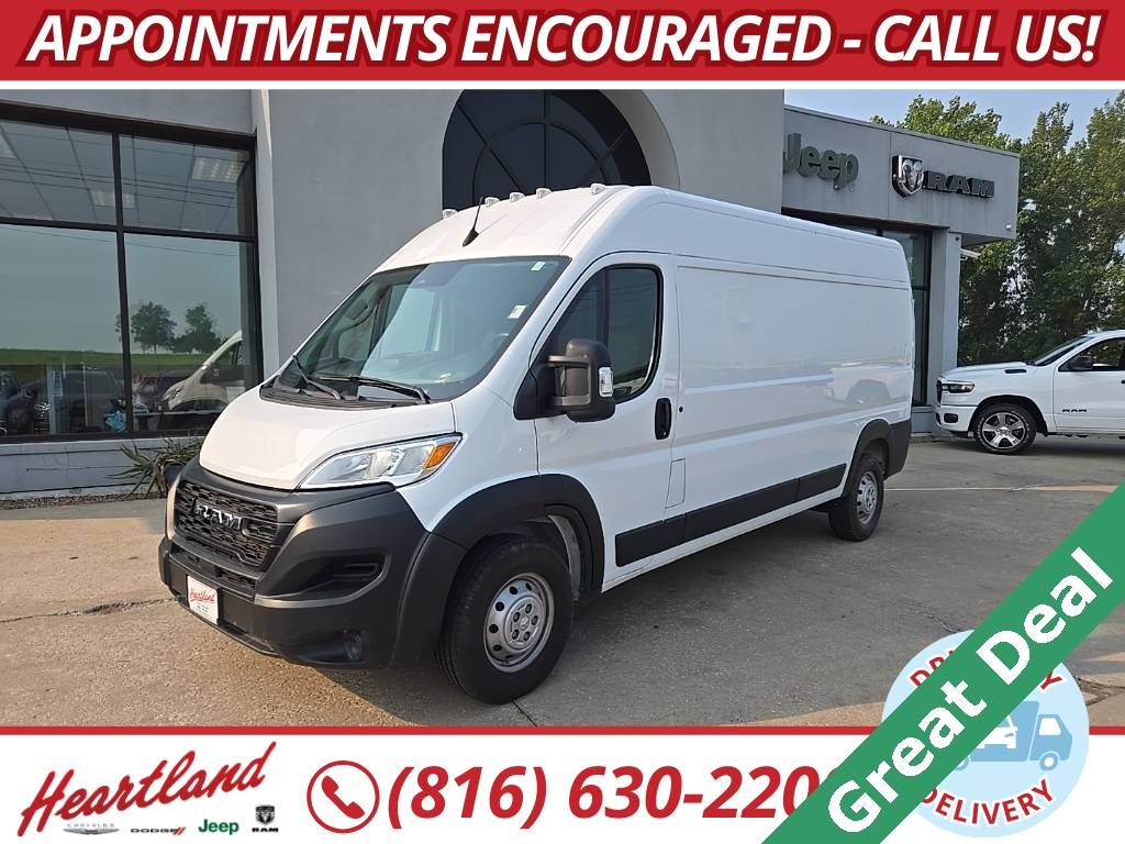 2023 Ram ProMaster Cargo Van 2500 — Cargo Van — 53,170 mi — Excelsior Springs, MO