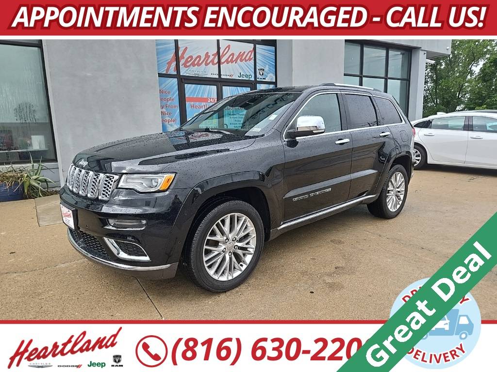 2017 Jeep Grand Cherokee Summit — SUV — 77,355 mi — Excelsior Springs, MO