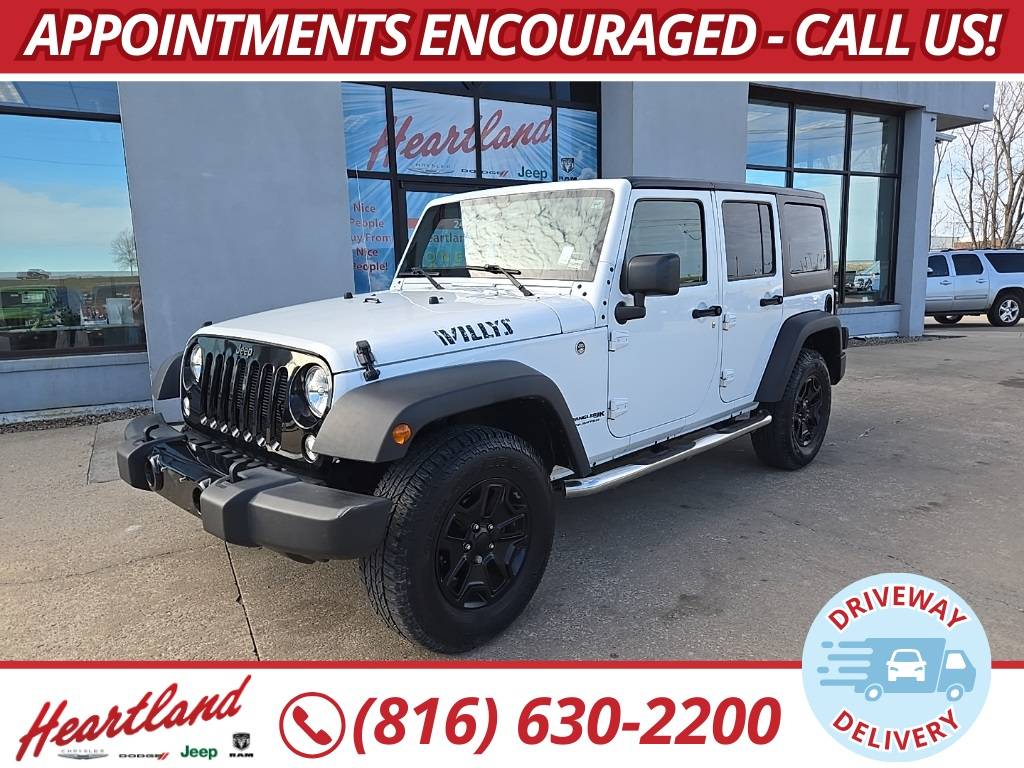 2018 Jeep Wrangler Willys Wheeler — SUV — 46,355 mi — Excelsior Springs, MO