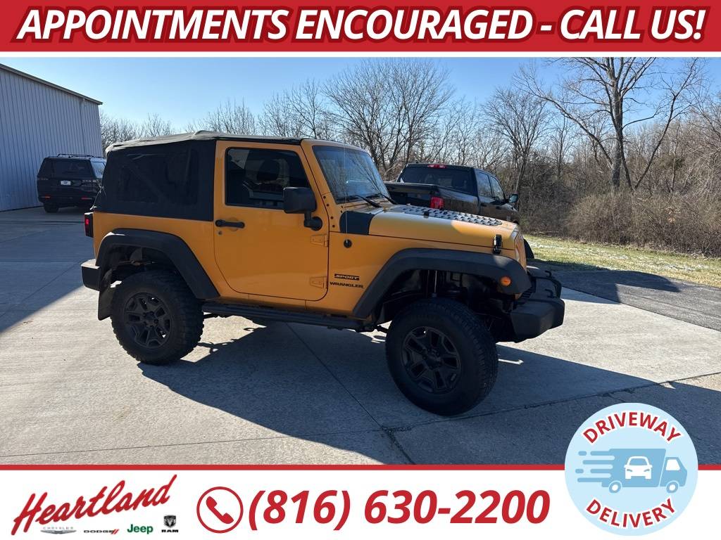 2012 Jeep Wrangler Sport — SUV — 107,917 mi — Excelsior Springs, MO