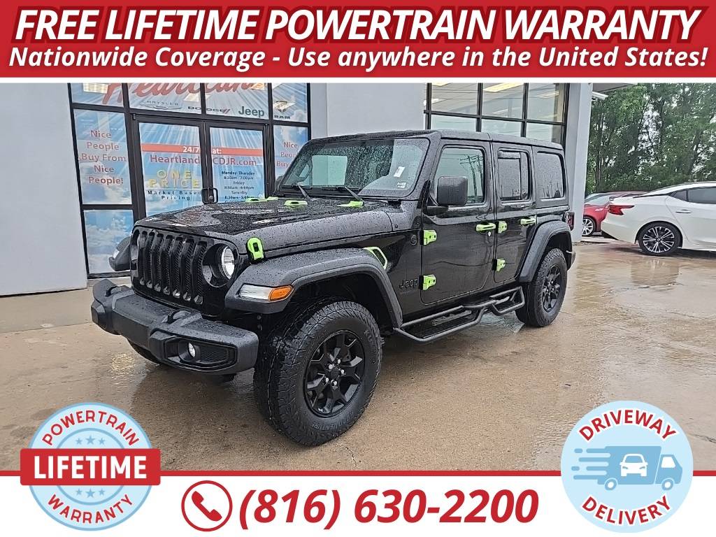 2020 Jeep Wrangler Willys Sport — SUV — 48,515 mi — Excelsior Springs, MO