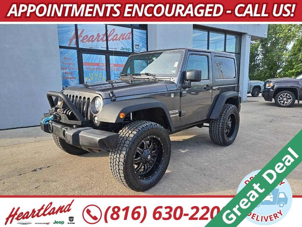 2017 Jeep Wrangler Sport — SUV — 117,586 mi — Excelsior Springs, MO