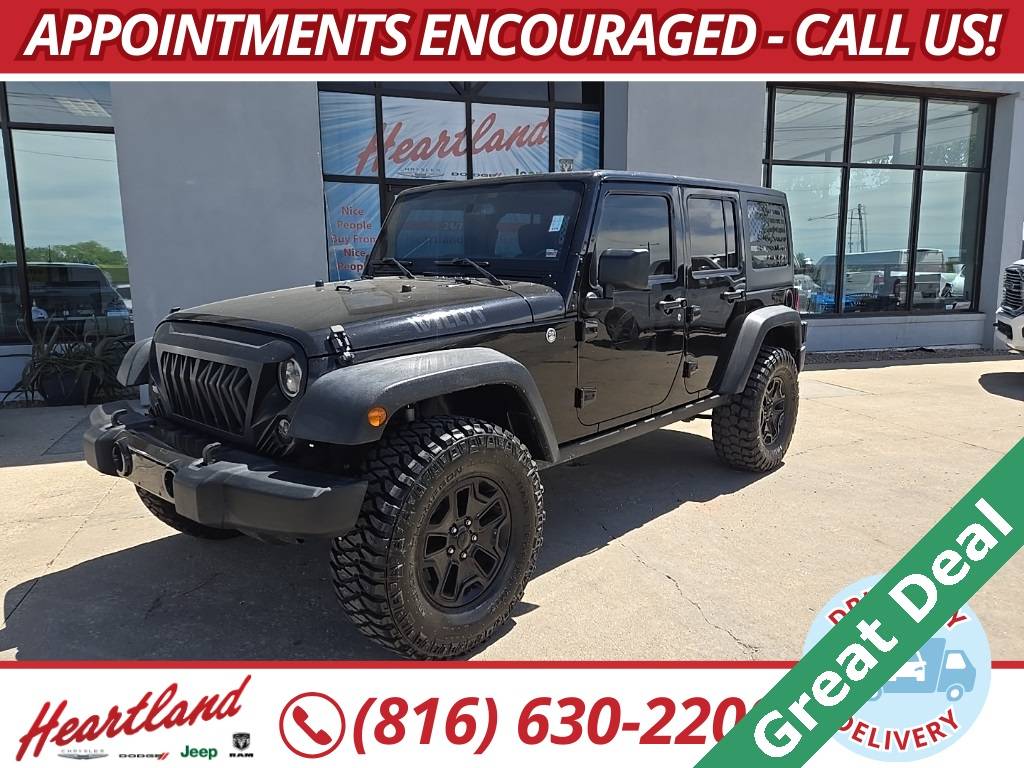 2018 Jeep Wrangler Willys Wheeler W — SUV — 105,635 mi — Excelsior Springs, MO
