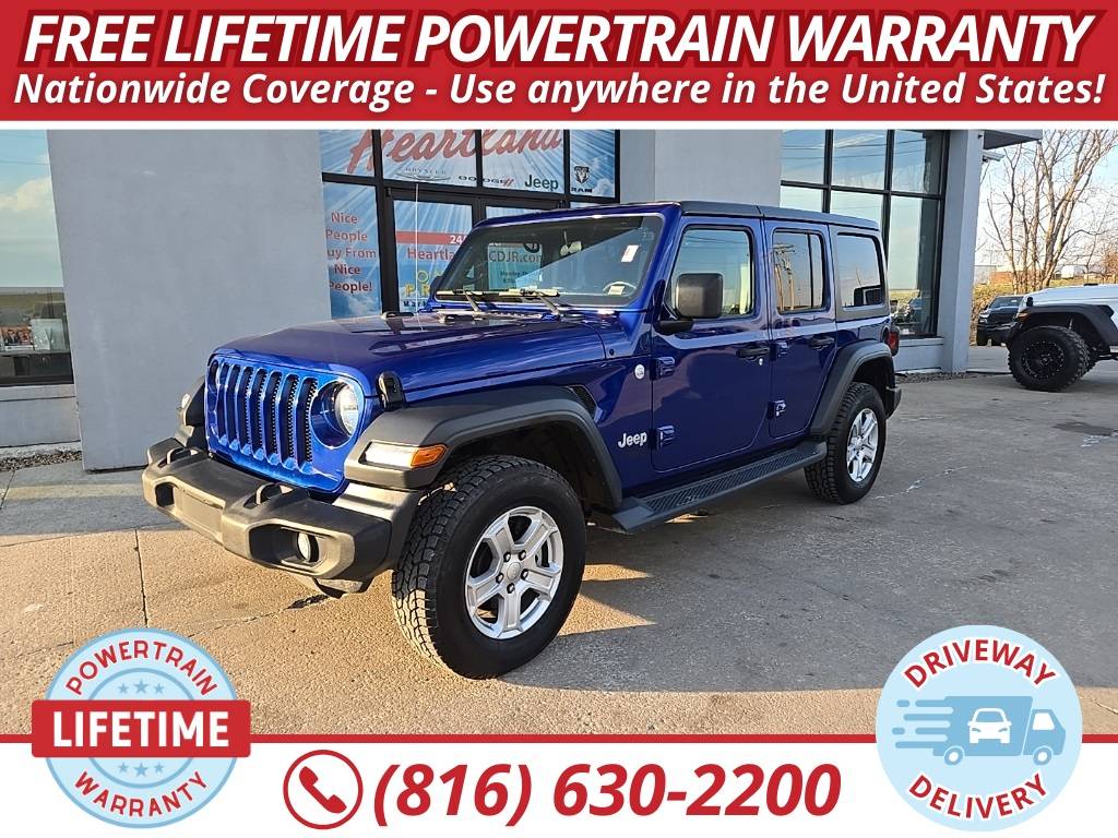2018 Jeep Wrangler Sport S — SUV — 72,326 mi — Excelsior Springs, MO