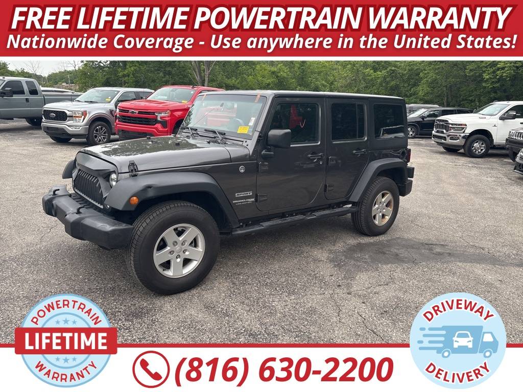 2018 Jeep Wrangler Sport S — SUV — 80,547 mi — Excelsior Springs, MO