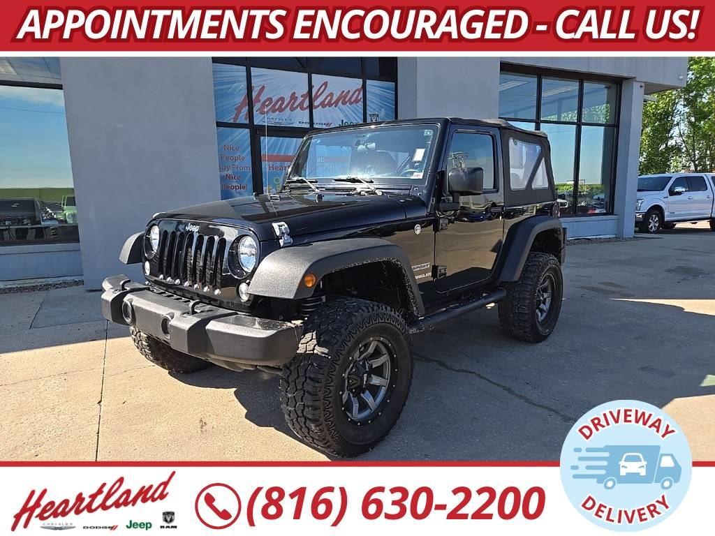 2017 Jeep Wrangler Sport — SUV — 36,499 mi — Excelsior Springs, MO