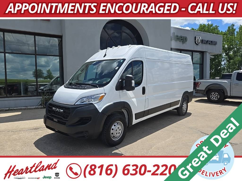 2023 Ram ProMaster Cargo Van 2500 — Cargo Van — 26,448 mi — Excelsior Springs, MO