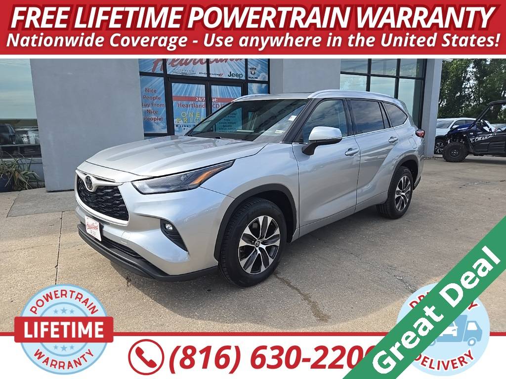 2022 Toyota Highlander XLE — SUV — 74,542 mi — Excelsior Springs, MO