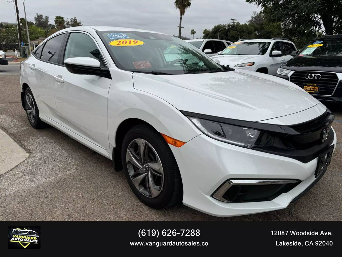 2019 Honda Civic LX — Sedan — 56,359 mi — Lakeside, CA