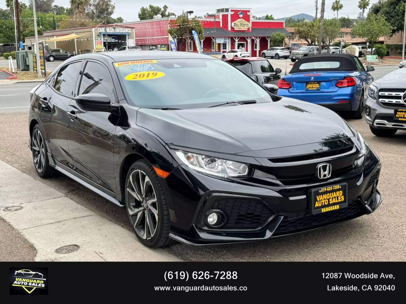 2019 Honda Civic Sport — Hatchback — 11,573 mi — Lakeside, CA