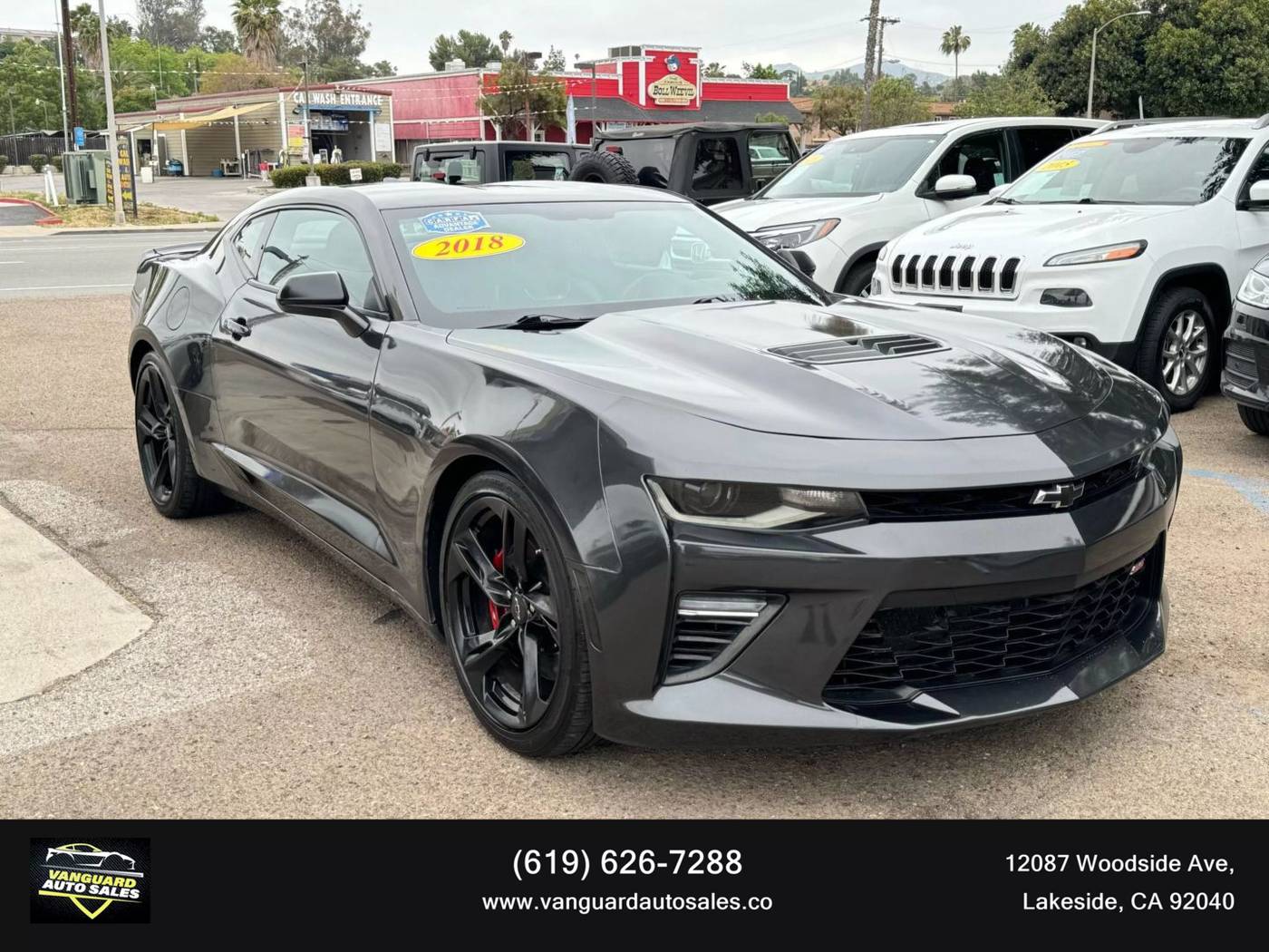 2018 Chevrolet Camaro 1SS — Coupe — 57,910 mi — Lakeside, CA