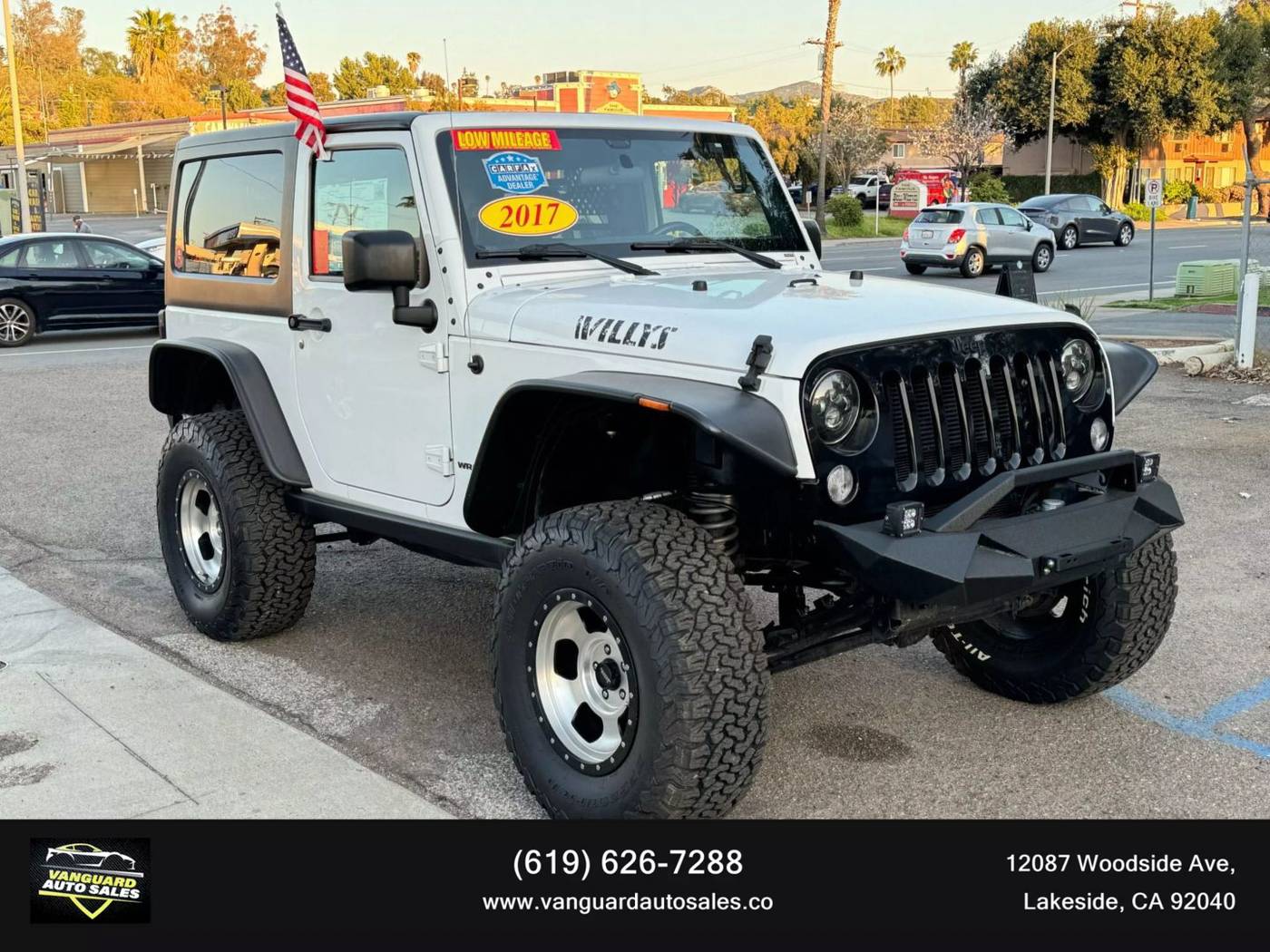 2017 Jeep Wrangler Willys Wheeler — SUV — 32,515 mi — Lakeside, CA